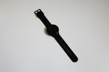 black watch on a white background