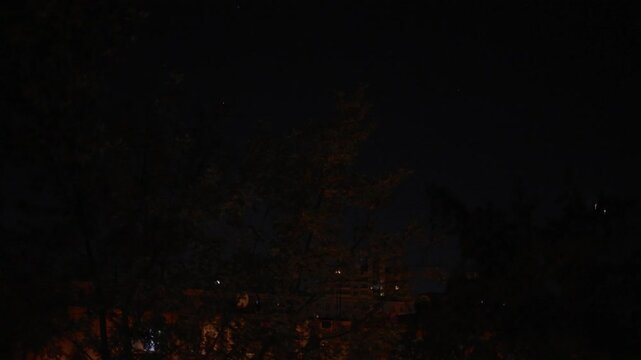 Kyiv Under Fire at Night &ndash; Shahed Drones and Missile Assault, Ukraine 2025"