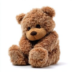 Obraz premium An adorable teddy bear with soft brown fur and a sweet, endearing expression