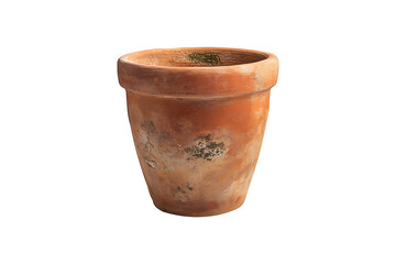 Terracotta Clay Pot Isolated on Transparent Background
