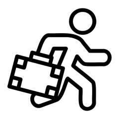 hurry Line Icon