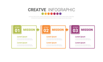Template for cycle diagram, graph, presentation and round chart. Business concept with 3 equal options, parts, steps or processes. Startup layout for your project.