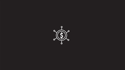Dollar sign icon. USD currency symbol.simple dollar money icon,