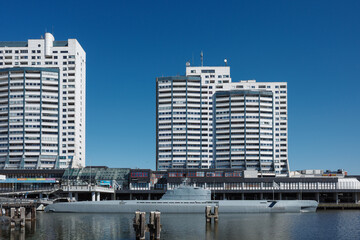 The Wilhelm Bauer, a Type XXI U-boat, is preserved as a museum ship in Bremerhaven, Germany. 