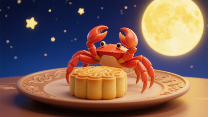Mid-Autumn Festival moon cakes and hairy crabs