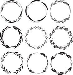 Circle Wreath Frame for Decoration