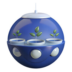 Futuristic Greenhouse Pods for Growing Plants