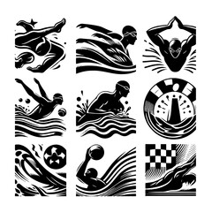 vector illustration of a tribal tattoo