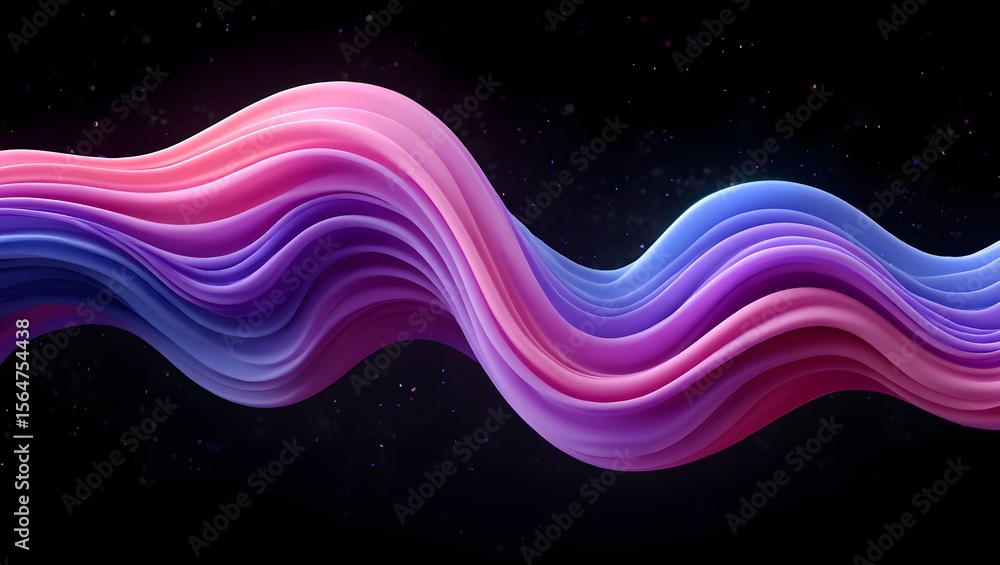Poster abstract background with colorful wave gradient fluid design for wallpaper and art use