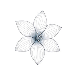 flower icon vector decorative element