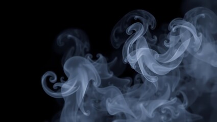 Obraz premium copy space for text background smoke concept vector 2d flat style