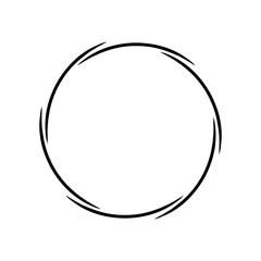 Swirling Vortex of Infinite Motion black swirling lines circle design