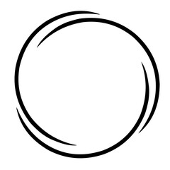 Swirling Vortex of Infinite Motion black swirling lines circle design