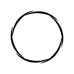 Swirling Vortex of Infinite Motion black swirling lines circle design