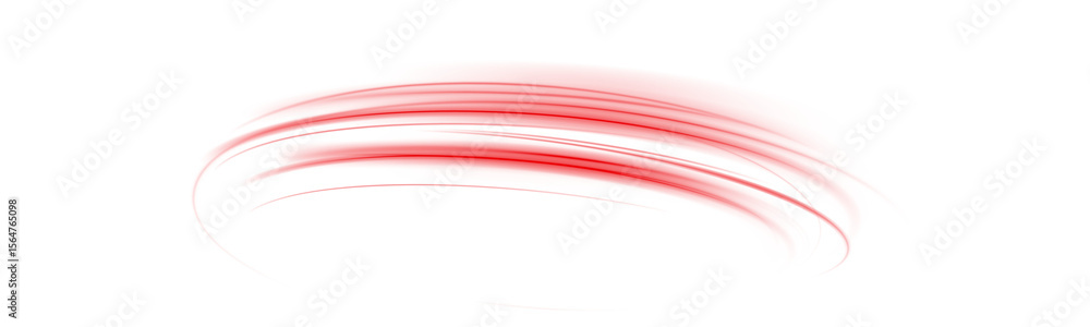Poster glowing red laser speed trail png with motion blur and city light streaks. futuristic energy lines o