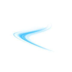 Glowing blue laser speed trail PNG with motion blur and city light streaks. Futuristic energy lines on blue background for modern tech art, sci-fi design or abstract overlays