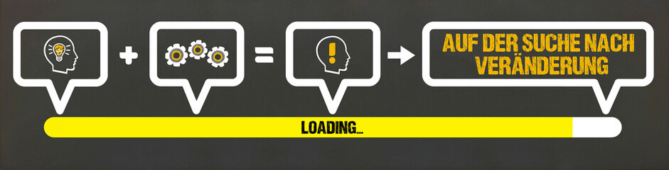 Obraz premium Auf der Suche nach Veränderung 