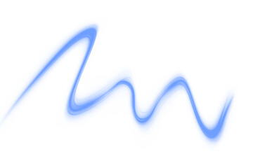 Glowing blue laser speed trail PNG with motion blur and city light streaks. Futuristic energy lines on blue background for modern tech art, sci-fi design or abstract overlays