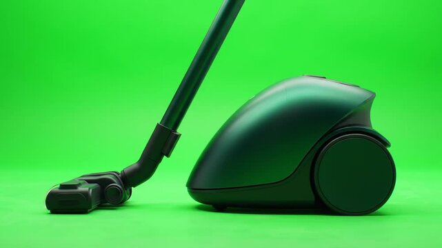 vacuum cleaner on a green background