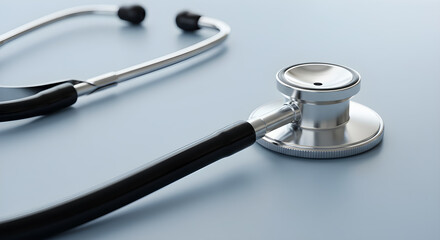 Medical Stethoscope Isolated on White Background &ndash; Healthcare Equipment