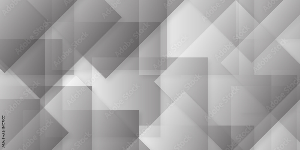 Poster luxury modern element shiny line technology light gray and white overlap triangle. abstract pattern 