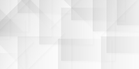 Fototapeta premium Luxury modern element shiny line technology Light gray and white overlap triangle. Abstract pattern design Space design concept for corporate, business, institution presentation.