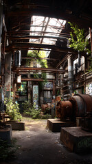 Ethereal Decay: Exploring the Abandoned Remnants of Industrial Innovation