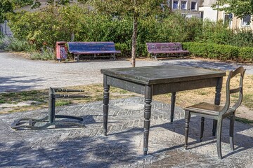 berlin, deutschland - jüdisches mahnmal im stadtviertel mitte 
