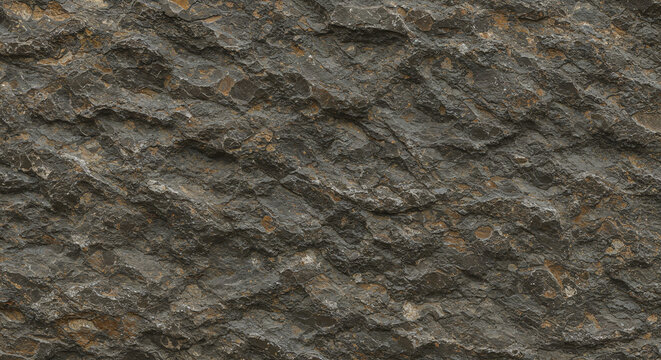 Dark Grey and Brown Rough Rock Texture