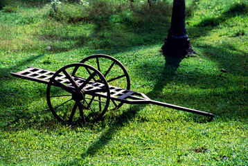 indian old iron cart india 