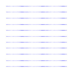 Blue writing lines.