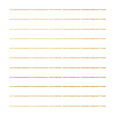 Gold writing lines.
