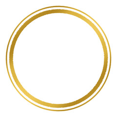 Elegant Gold circle frame.