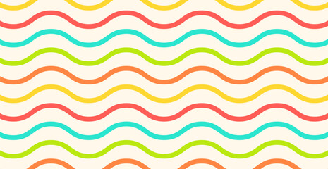 Abstract Colorful Line Pattern. Bright Summer Background. Bg. Vector Illustration. Wallpaper