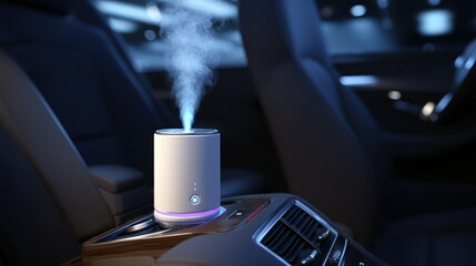 3D illustration of an automatic air freshener device