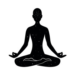 Meditation Pose Art