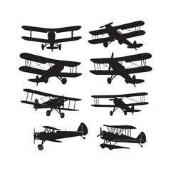 Classic Aircraft Silhouette Design
