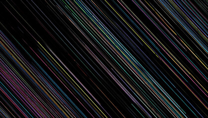 RGBズレと走査線のグリッチが広がるデジタル破損風背景 – Colorful Glitch Effect Background with RGB Shift and Scan Lines
