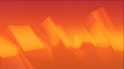 Abstract blurred motion of glowing orange light streaks creates a fiery visual dynamic effect.