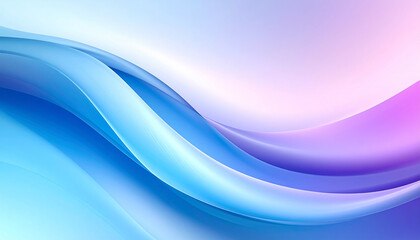 Fototapeta premium 青から紫へとにじむ幻想的なオーロラグラデーション背景 – Dreamy Aurora Gradient Background in Blue and Purple Tones