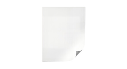 Texture of a single white paper