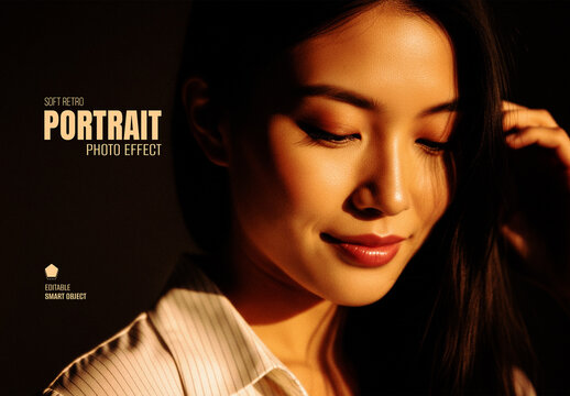 Soft Retro Portrait Photo Effect