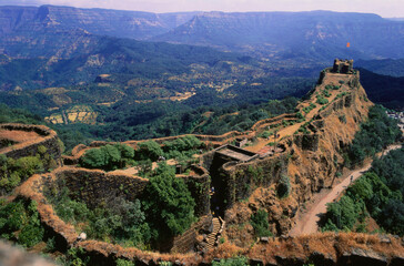 Pratapgad fort, Mahabaleshwar, Maharashtra, India