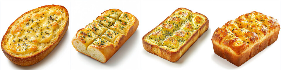 Garlic butter bread loaf with a golden crispy crust