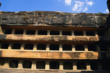 Buddhist cave, Ellora, Aurangabad, Maharashtra, India 