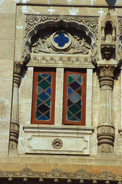 indian palace fort mansion window India 