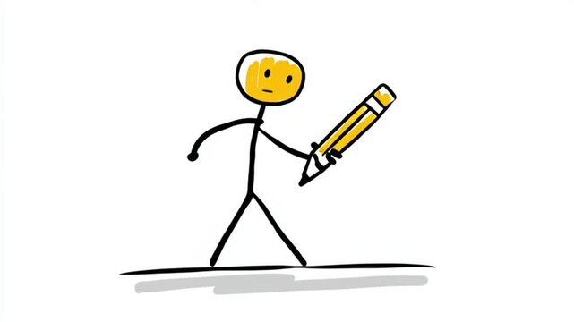 Stickman Sketching Creative Marketing Ideas