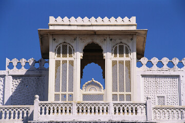 Fototapeta premium indian stone latticed screen jali india 