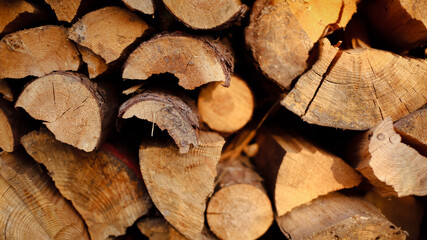 wooden beams, wooden logs, wood texture, wood grain, wood surface
