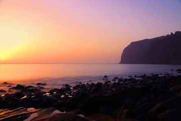 Sonnenuntergang am Strand